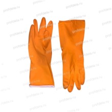 Перчатки резиновые с длиной манжетой