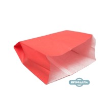 Крафт пакет с V-образным дном 290×170×70мм красный
