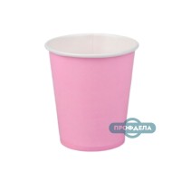 Бумажный одноразовый стаканчик Розовой