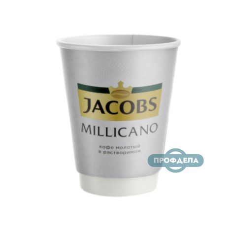 Бумажный одноразовый стаканчик JACOBS