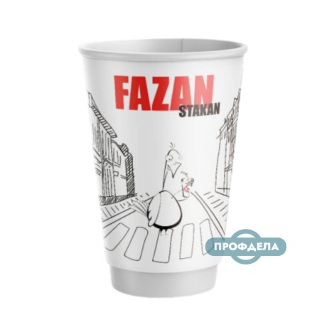 Бумажный одноразовый стаканчик FAZAN