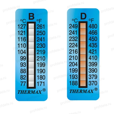 Наклейка-термоиндикатор Thermax-10 полоска