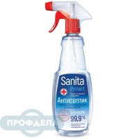 Жидкость антисептическая Sanita "Protect", 500 мл, спрей с триггером